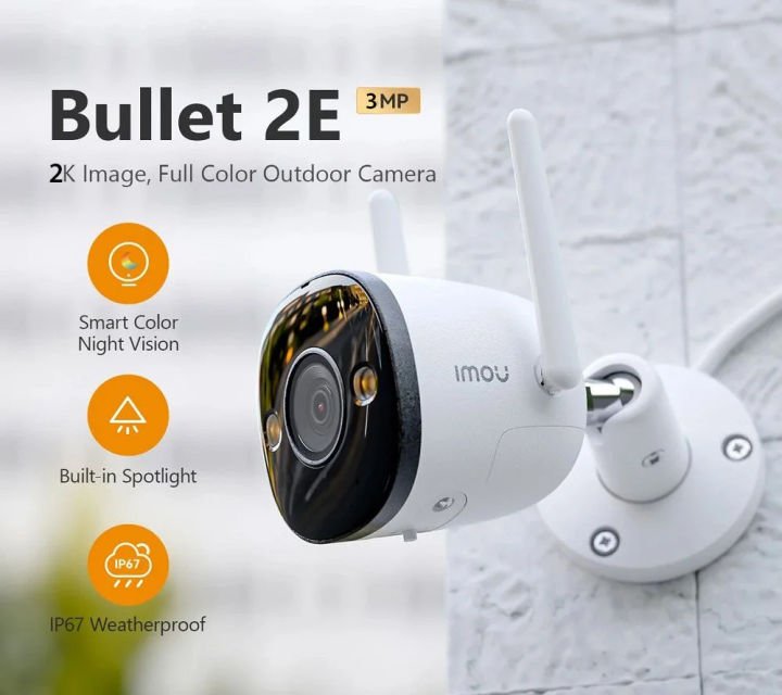 29eb5bf8a794926cdf2f758798930320.jpg_720x720q80 IMOU Bullet 2E WiFi Security Camera (Lahore Only) - Image 1