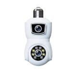Dual Lens Smart WiFi CCTV Camera with PTZ Night Vision and Two-Way Audio