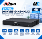 Dahua DH-XVR5104HS-4KL-I3 4 channel 5MP 4K XVR