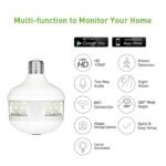 Bulb Socket Smart WiFi CCTV Camera 1080P Full HD Security Camera - Image 3