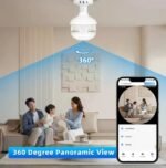 Bulb Socket Smart WiFi CCTV Camera 1080P Full HD Security Camera - Image 5