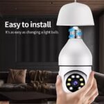 WiFi Bulb Camera 1080P Full HD PTZ 360° Rotate Day & Night Vision Smart Security Camera - Image 4