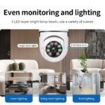 WiFi Bulb Camera 1080P Full HD PTZ 360° Rotate Day & Night Vision Smart Security Camera - Image 5