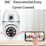 Dual Lens Smart WiFi CCTV Camera 1080P Outdoor & Indoor Security Camera with PTZ, Night Vision & Two-Way Audio - Image 5