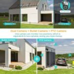 Dual Lens Smart WiFi CCTV Camera 360° Outdoor Security Camera with Night Vision & Two-Way Audio - Image 3